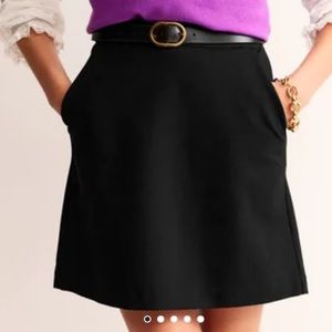 Boden Jersey A-line mini skirt